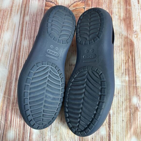 Crocs KADEE Womens Size 11 Blue Slingback Sandals Shoes Ballet Flats Loafers - Picture 8 of 10